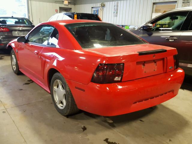 1FAFP40494F120128 - 2004 FORD MUSTANG RED photo 3