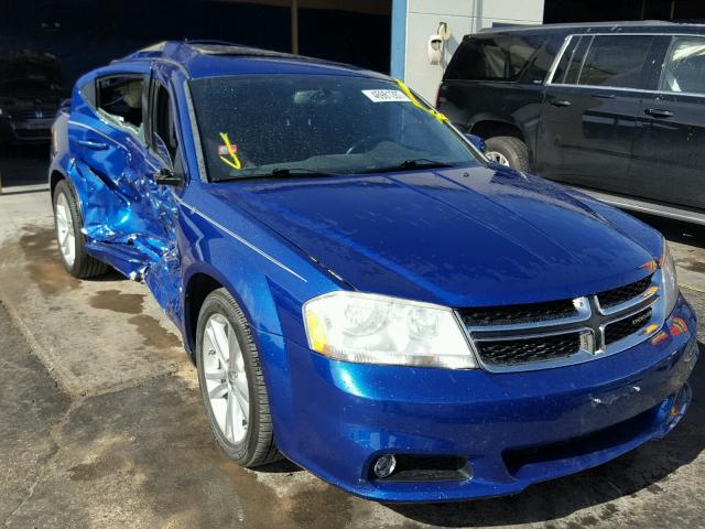 1C3CDZEG5CN148362 - 2012 DODGE AVENGER SX BLUE photo 1