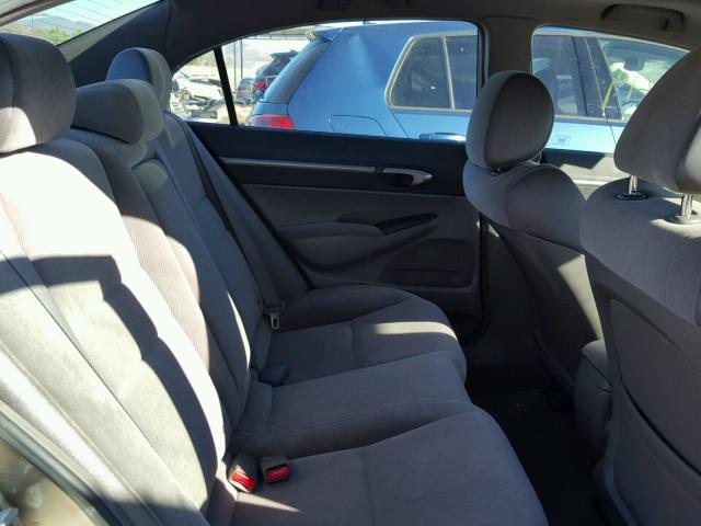 JHMFA16857S008585 - 2007 HONDA CIVIC EX BROWN photo 6