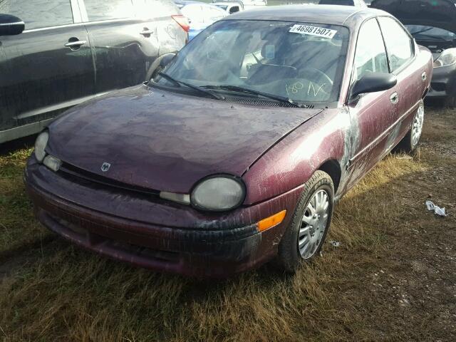 3B3ES47C2XT531397 - 1999 DODGE NEON PURPLE photo 2