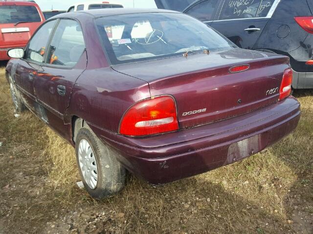 3B3ES47C2XT531397 - 1999 DODGE NEON PURPLE photo 3