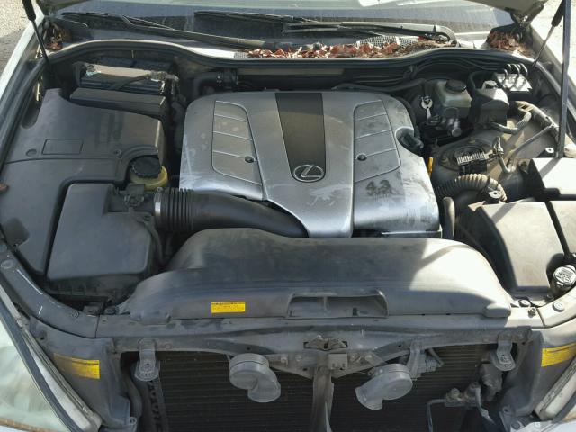 JTHBN30F220088633 - 2002 LEXUS LS 430 SILVER photo 7