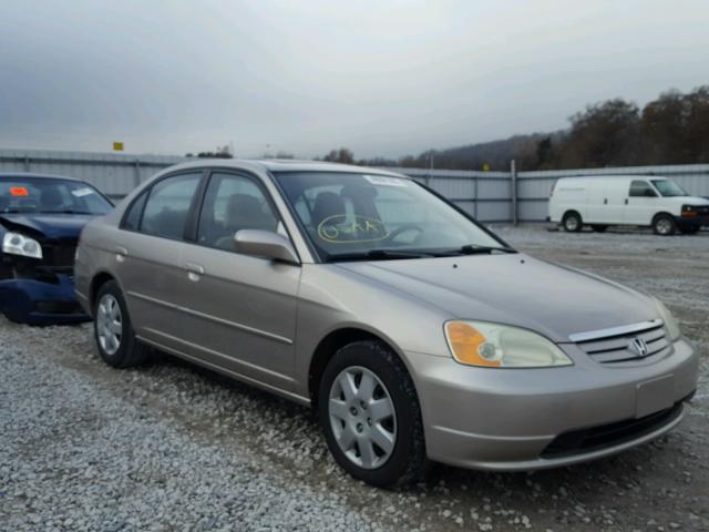 1HGES26762L068595 - 2002 HONDA CIVIC EX 金色 照片 1