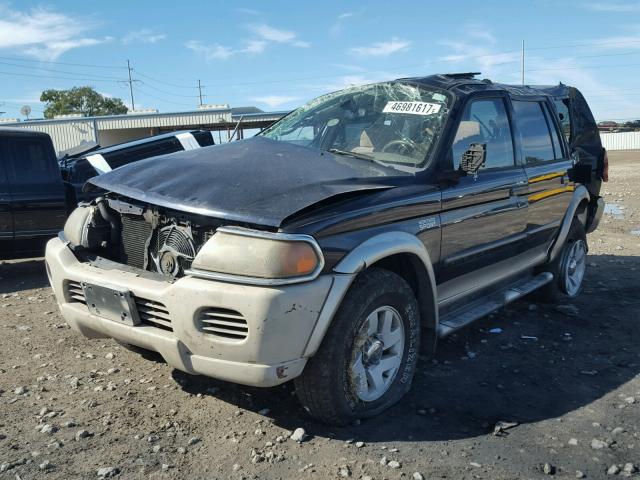 JA4LS31R62J036644 - 2002 MITSUBISHI MONTERO SP BLUE photo 2