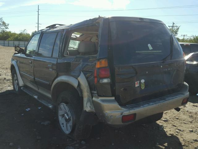 JA4LS31R62J036644 - 2002 MITSUBISHI MONTERO SP BLUE photo 3