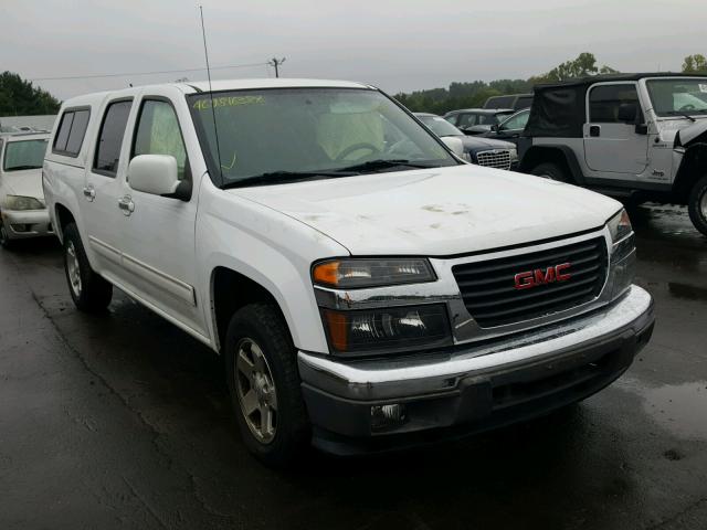 1GTD5MFE8C8117635 - 2012 GMC CANYON SLE WHITE photo 1