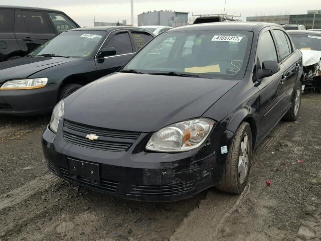 1G1AD5F56A7237280 - 2010 CHEVROLET COBALT 1LT BLACK photo 2