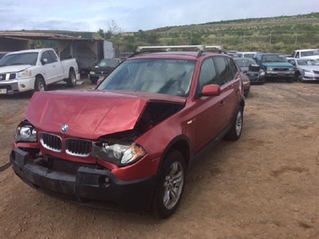 WBXPA93415WD14362 - 2005 BMW X3 3.0I RED photo 2