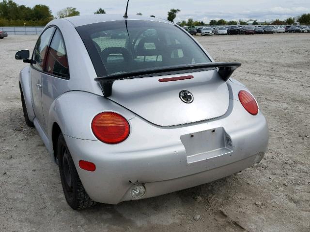 3VWCA21C7XM461599 - 1999 VOLKSWAGEN NEW BEETLE Gümüş foto 3