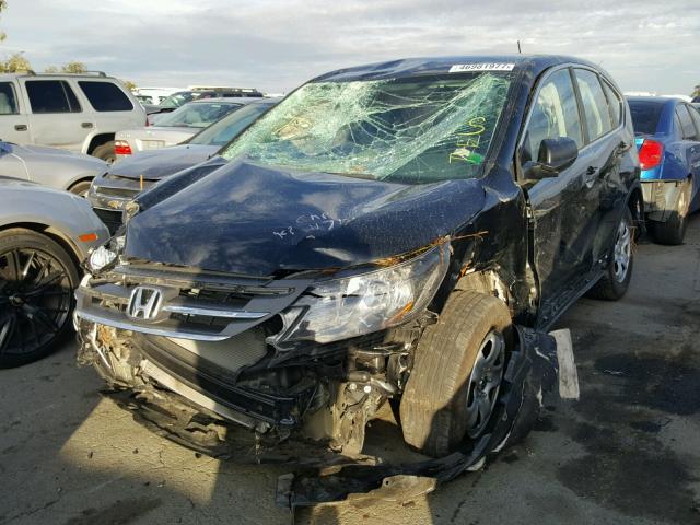 2HKRM3H34EH510714 - 2014 HONDA CR-V LX BLACK photo 2