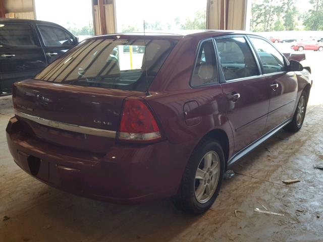 1G1ZT64824F161642 - 2004 CHEVROLET MALIBU MAX RED photo 4