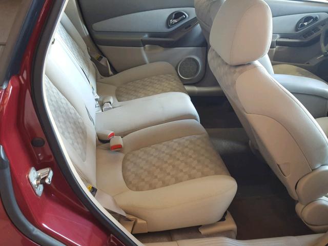 1G1ZT64824F161642 - 2004 CHEVROLET MALIBU MAX 红色 照片 6