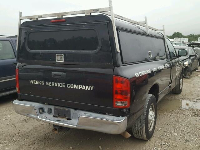 3D7KR26D96G267846 - 2006 DODGE RAM 2500 S შავი ფოტო 4