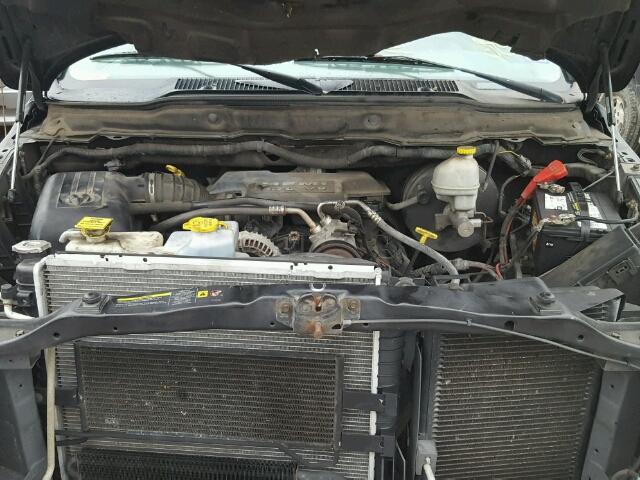3D7KR26D96G267846 - 2006 DODGE RAM 2500 S შავი ფოტო 7