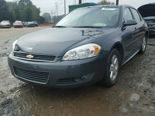 2G1WG5EK1B1142886 - 2011 CHEVROLET IMPALA LT GRAY photo 2