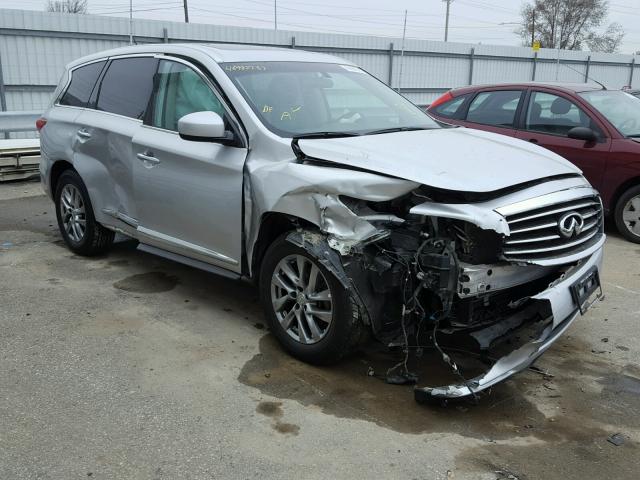 5N1AL0MM4DC327977 - 2013 INFINITI JX35 BASE SILVER photo 1