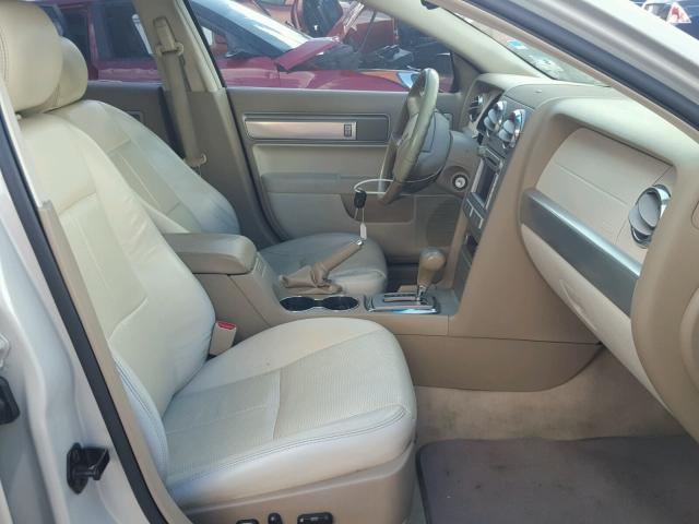 3LNHM26126R647524 - 2006 LINCOLN ZEPHYR TAN photo 5