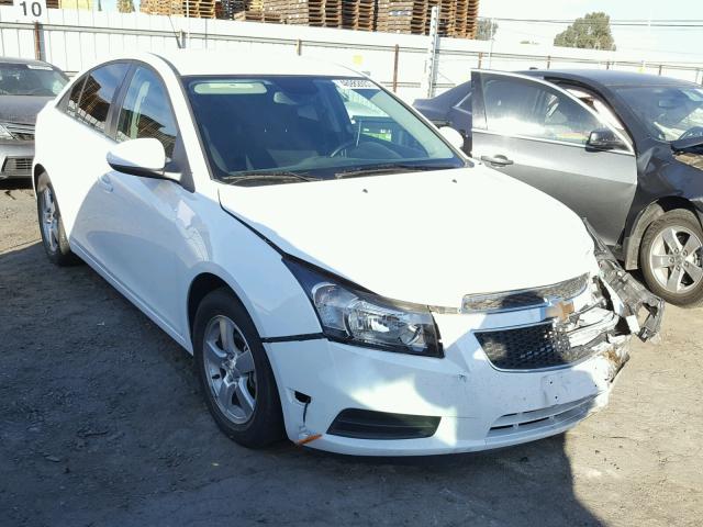 1G1PC5SB7E7224147 - 2014 CHEVROLET CRUZE LT WHITE photo 1