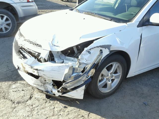 1G1PC5SB7E7224147 - 2014 CHEVROLET CRUZE LT WHITE photo 9