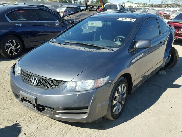 2HGFG11889H511563 - 2009 HONDA CIVIC EX GRAY photo 2