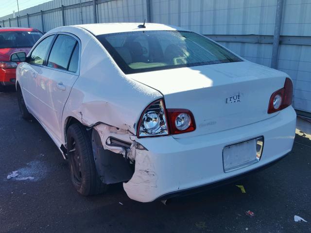 1G1ZH57BX9F205591 - 2009 CHEVROLET MALIBU 1LT 白色 照片 3