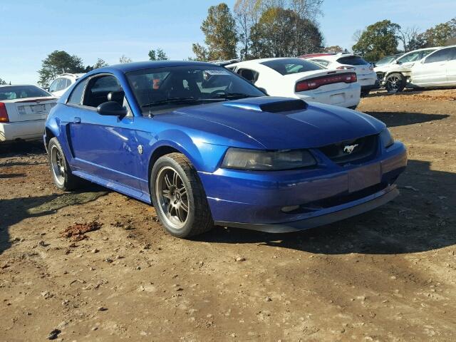 1FAFP42X74F222566 - 2004 FORD MUSTANG GT BLUE photo 1