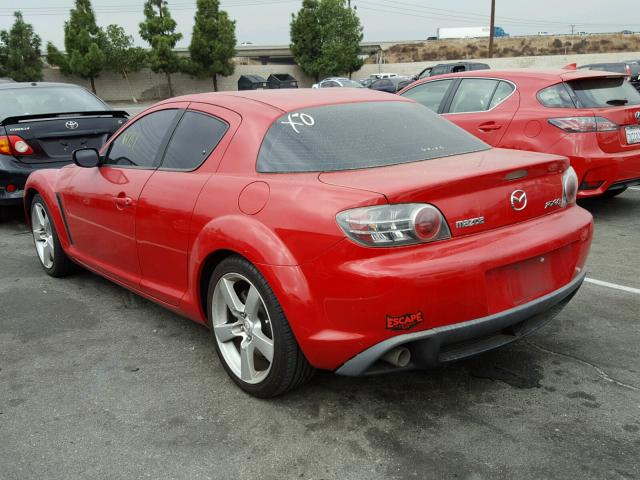 JM1FE173750161177 - 2005 MAZDA RX8 RED photo 3