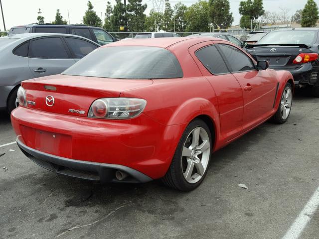 JM1FE173750161177 - 2005 MAZDA RX8 RED photo 4