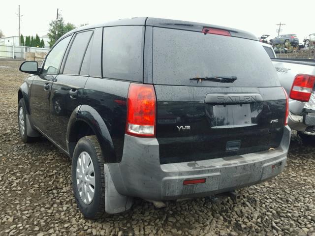 5GZCZ43D84S802068 - 2004 SATURN VUE BLACK photo 3