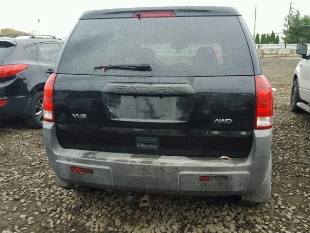 5GZCZ43D84S802068 - 2004 SATURN VUE BLACK photo 9