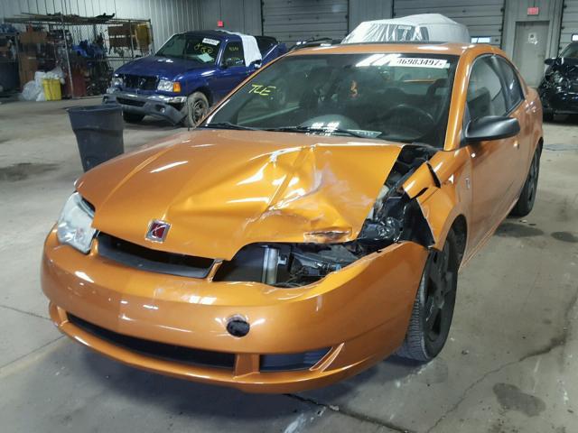 1G8AN15FX6Z119309 - 2006 SATURN ION LEVEL ORANGE photo 2