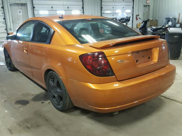 1G8AN15FX6Z119309 - 2006 SATURN ION LEVEL ORANGE photo 3