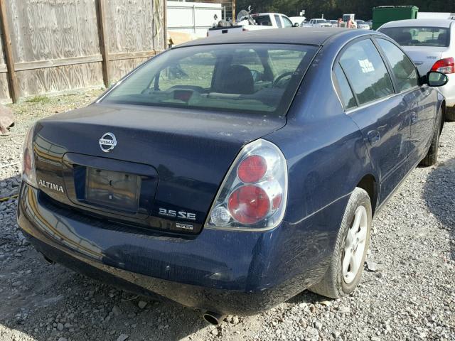 1N4BL11D26N390382 - 2006 NISSAN ALTIMA SE BLUE photo 4