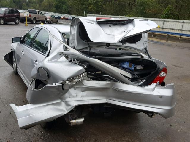 3FAHP0KC7BR317109 - 2011 FORD FUSION SPO SILVER photo 3