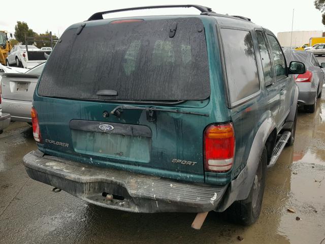 1FMYU24E0WUB84152 - 1998 FORD EXPLORER GREEN photo 4