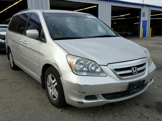 5FNRL38636B425201 - 2006 HONDA ODYSSEY EX SILVER photo 1