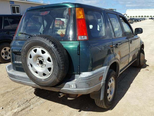 JHLRD2844XC014381 - 1999 HONDA CR-V LX GREEN photo 4