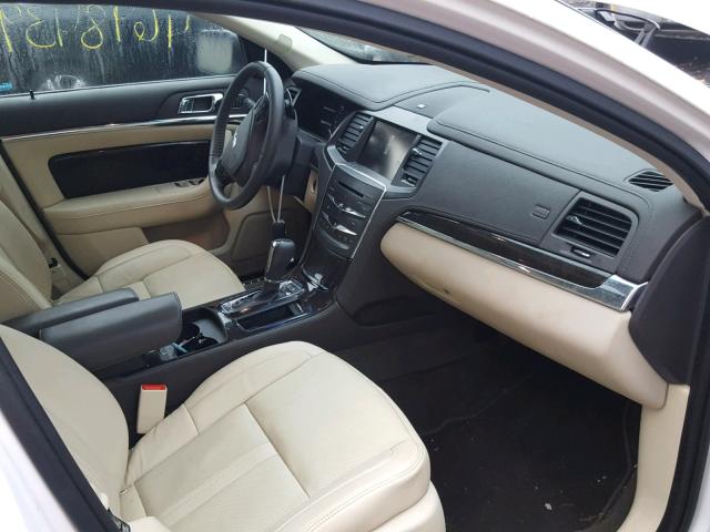1LNHL9EK6FG605144 - 2015 LINCOLN MKS WHITE photo 5