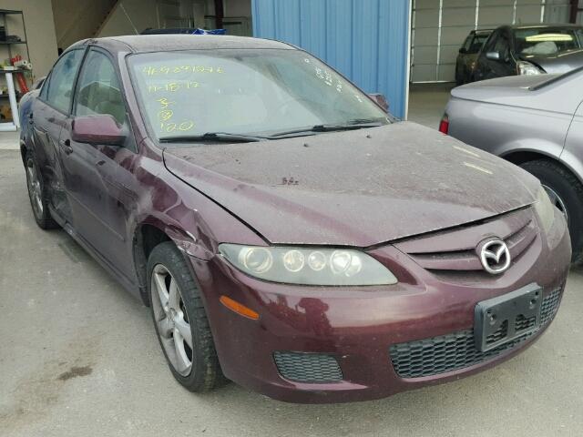 1YVHP80C985M13874 - 2008 MAZDA 6 I BURGUNDY photo 1