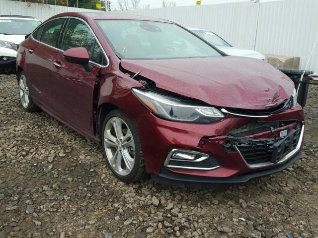 1G1BG5SM6G7302906 - 2016 CHEVROLET CRUZE PREM RED photo 1