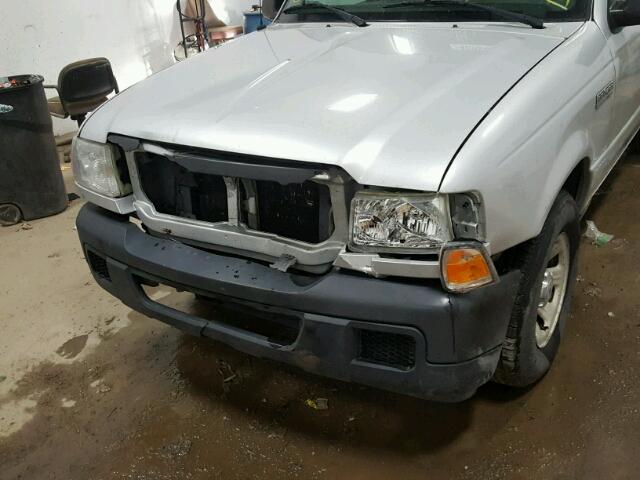 1FTYR10D17PA69430 - 2007 FORD RANGER SILVER photo 9