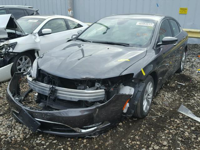 1C3CCCCG5FN527062 - 2015 CHRYSLER 200 C GRAY photo 2