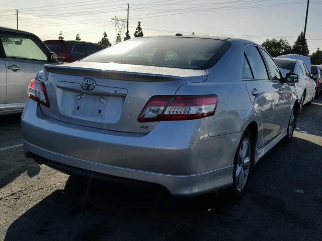 4T1BF3EK6AU044805 - 2010 TOYOTA CAMRY BASE SILVER photo 4