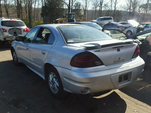 1G2NF52E24C245692 - 2004 PONTIAC GRAND AM S SILVER photo 3