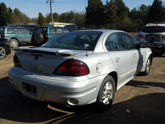 1G2NF52E24C245692 - 2004 PONTIAC GRAND AM S SILVER photo 4