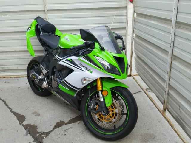 JKBZXJF15FA006183 - 2015 KAWASAKI ZX636 F GREEN photo 1