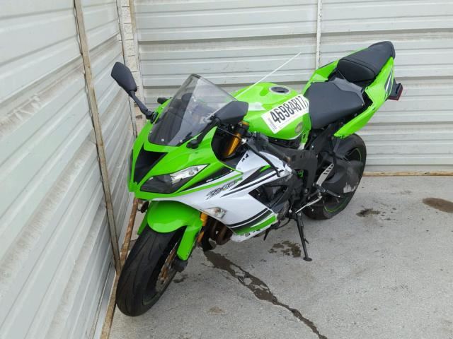 JKBZXJF15FA006183 - 2015 KAWASAKI ZX636 F GREEN photo 2