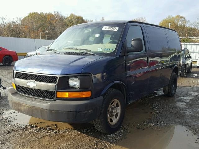 1GCFG15X231233359 - 2003 CHEVROLET EXPRESS G1 BLUE photo 2