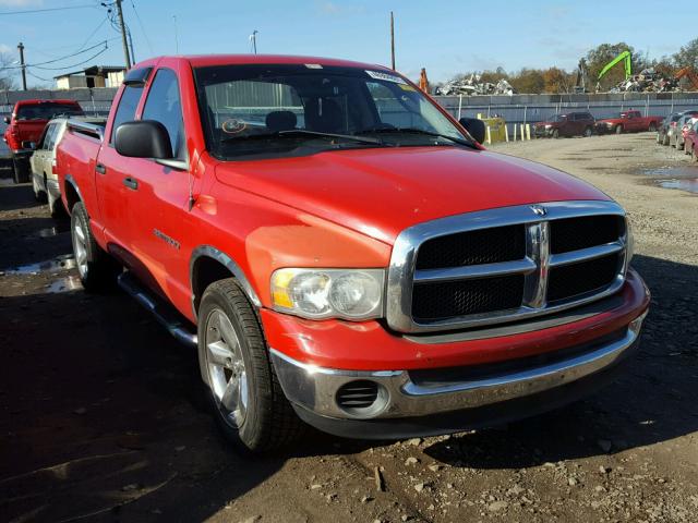 1D7HA18N54J294443 - 2004 DODGE RAM 1500 S RED photo 1