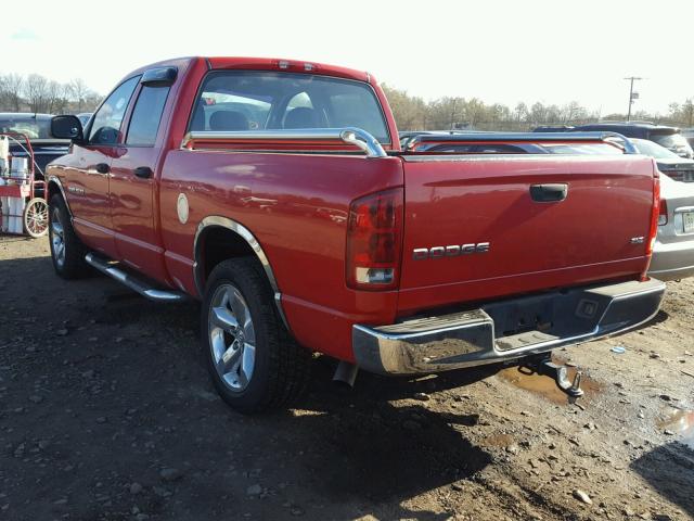 1D7HA18N54J294443 - 2004 DODGE RAM 1500 S RED photo 3